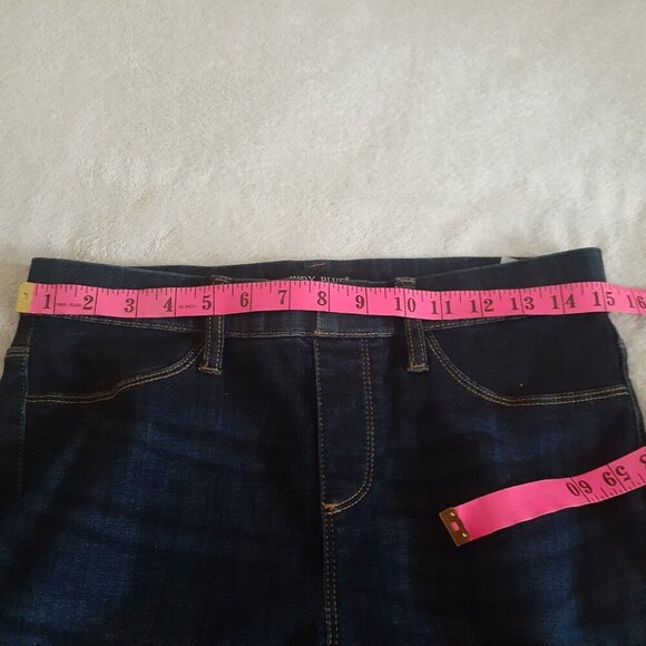 Judy Blue Women's Size 9 (29) Dark Wash Skinny Fit Pull On Denim Jeans - Picture 10 of 12